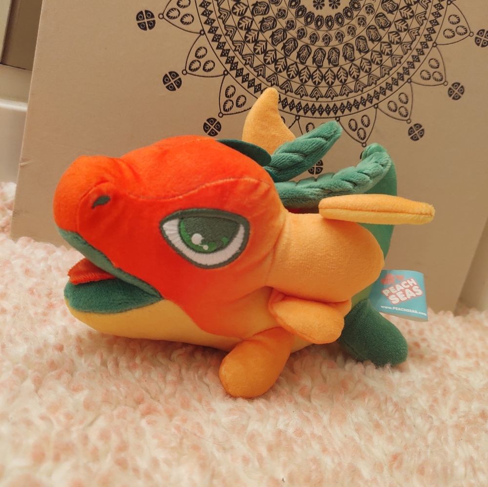 Mango dragon plush peach seas